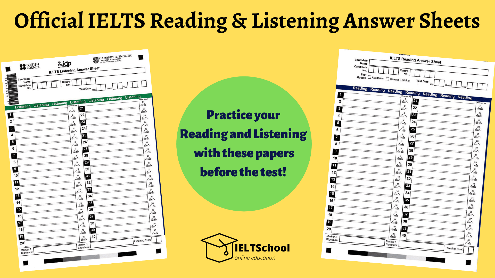 Practice your Listening/Reading/Writing with Official IELTS Answer